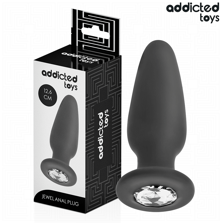 ADDICTED TOYS - BUTT PLUG ANAL CON JOYAS TALLA L 12,6 CM