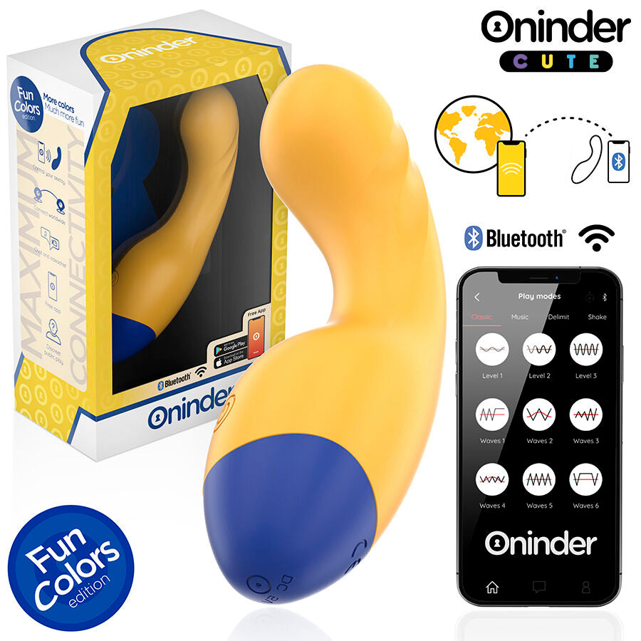 ONINDER CUTE - VIBRADOR PUNTO G LOVE BUDDY MASTER - APLICACIÓN GRATUITA EN TODO EL MUNDO