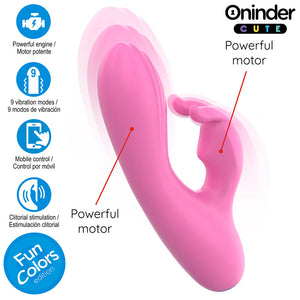 ONINDER CUTE - VIBRATORE CONIGLIETTO DELL'AMORE PUNTO G E CLITORIDE - APP GRATUITA IN TUTTO IL MONDO