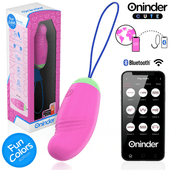 ONINDER CUTE - HUEVO DE SILICONA VIBRADOR ROTATORIO 360° PARA AMAR EL PLACER - APLICACIÓN GLOBAL GRATUITA
