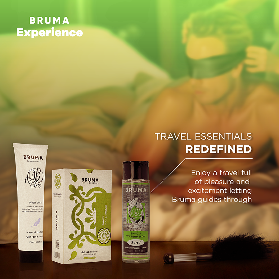 BRUMA XPERIENCE - KIT TENTACIÓN DULCE SANDÍA CON POTENCIADOR DE ORGASMO