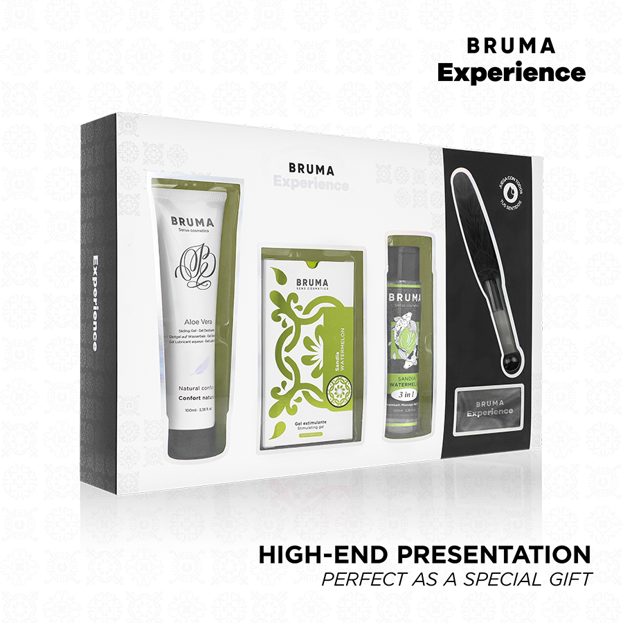 BRUMA XPERIENCE - KIT TENTACIÓN DULCE SANDÍA CON POTENCIADOR DE ORGASMO