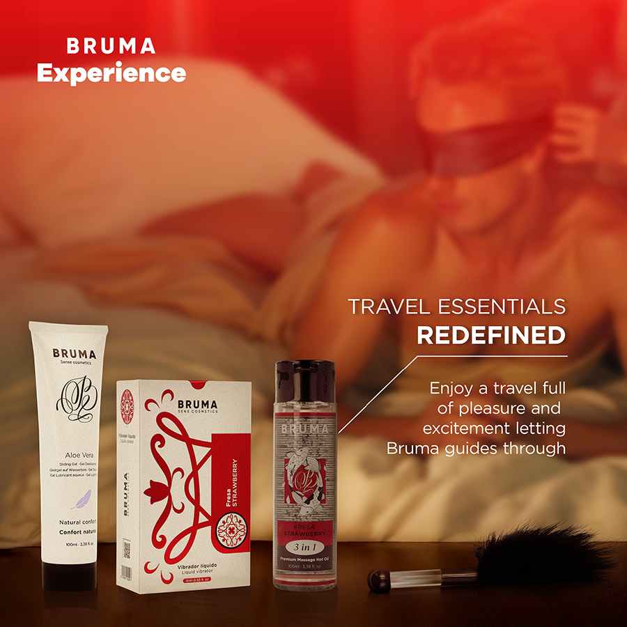 BRUMA XPERIENCE - KIT TENTAZIONE VIBRO-ORGASMICA DOLCE FRAGOLA