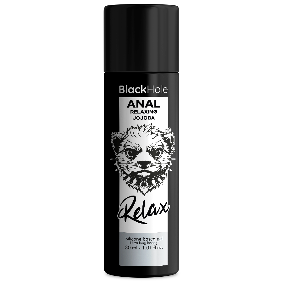 AGUJERO NEGRO - RELAJANTE ANAL DE JOJOBA CON BASE DE SILICONA 30 ML