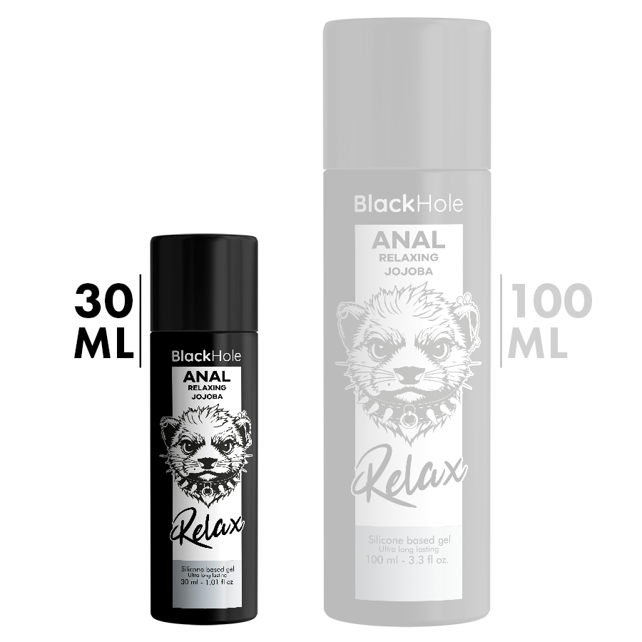 AGUJERO NEGRO - RELAJANTE ANAL DE JOJOBA CON BASE DE SILICONA 30 ML