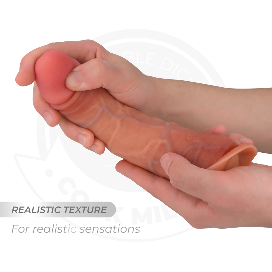 COCK MILLER - DILDO REALISTA CON VENTOSA Y VIBRACIÓN A CONTROL REMOTO 20,5 CM