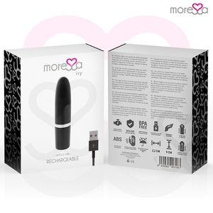 MORESSA - IVY VIBRADOR ESTIMULADOR DE VIAJE NEGRO