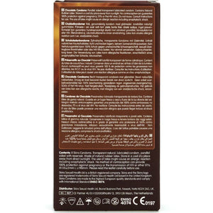 SKINS - PRESERVATIVOS PREMIUM CON SABOR A CHOCOLATE PAQUETE DE 8