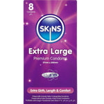 SKINS - PRESERVATIVI EXTRA LARGE PREMIUM CONFEZIONE DA 8