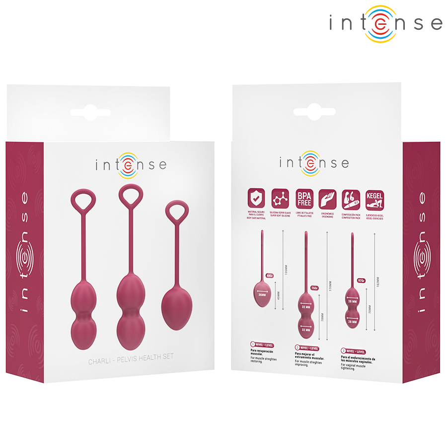 INTENSE - KIT PALLINE DI KEGEL CHARLI BORDEAUX