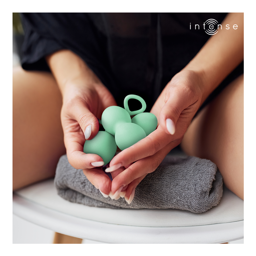 INTENSE - KIT BOLAS KEGEL CHARLI VERDE CLARO