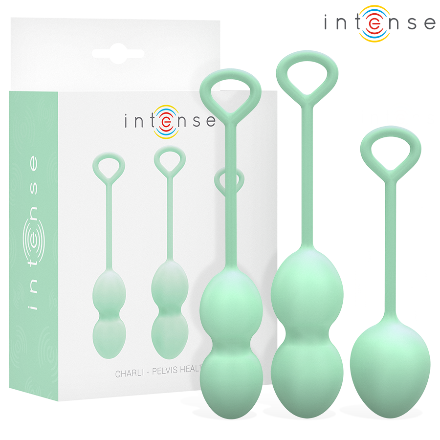 INTENSE - KIT BOLAS KEGEL CHARLI VERDE CLARO