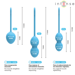 INTENSE - KIT PALLINE DI KEGEL CHARLI BLU