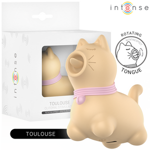 INTENSE - STIMOLATORE TOULOUSE CON LINGUA ROTANTE A 360° GIALLO