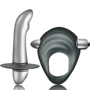 CLIMAXIMUM - ENTICE STARTER SET, ANELLO PENE + VIBRATORE PROSTATICO
