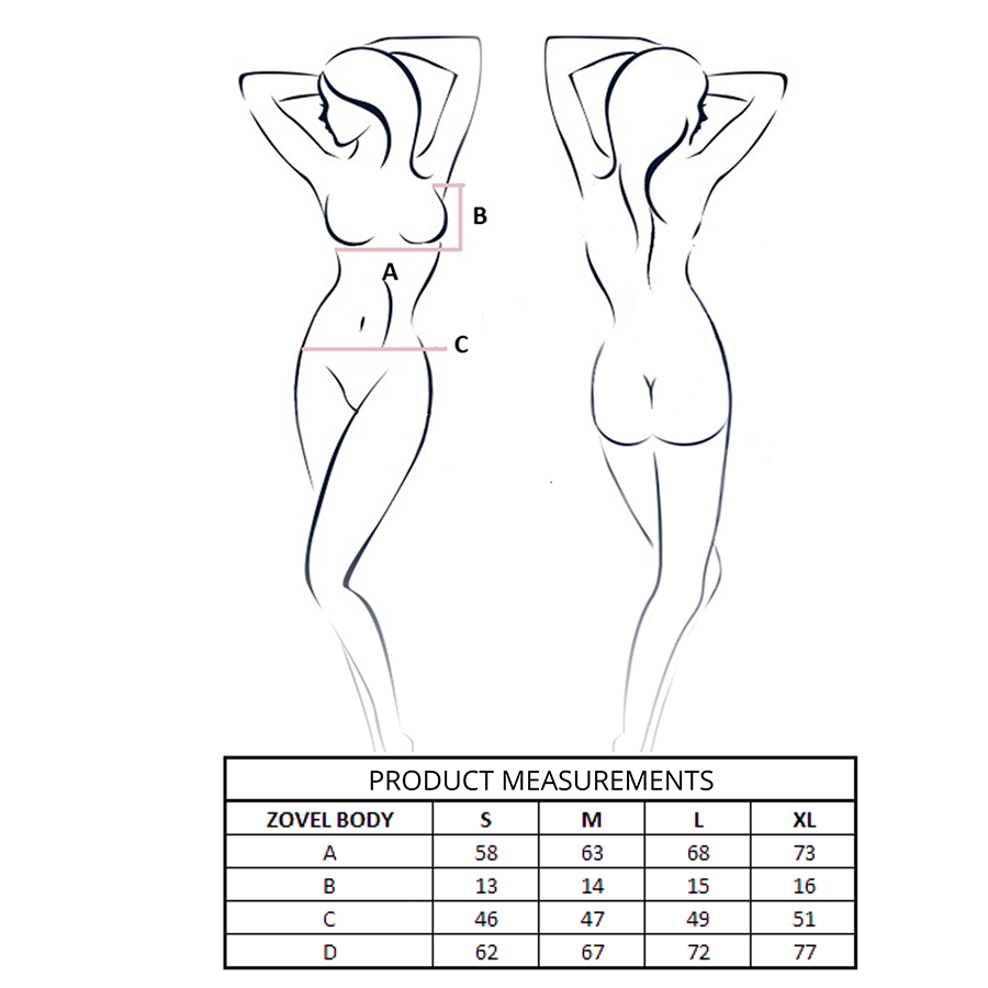 PASSIONE - ZOVEL BODY ROSA CHIARO L/XL