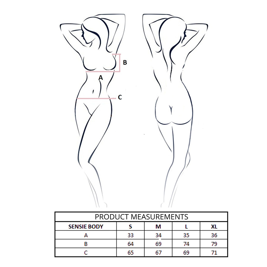 PASSION - SENSIE BODY BLU NAVY S/M