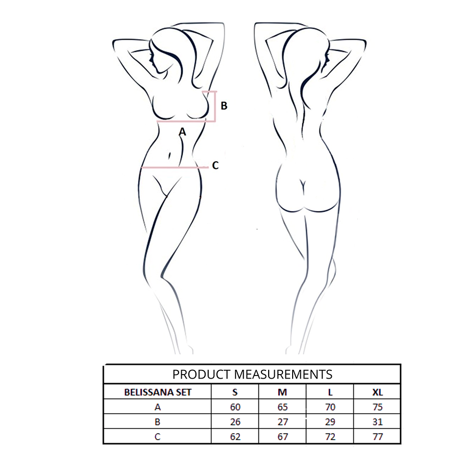 PASIÓN - SOSTÉN BELISSANA + TANGA VIOLETA S/M