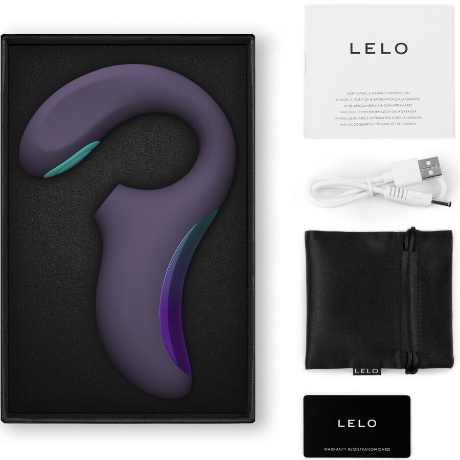 LELO - ENIGMA DOPPIO VIBRATORE SONICO PUNTO G CYBER PURPLE