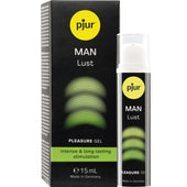 PJUR - GEL LUBRICANTE PLACENTERO PARA HOMBRE, ESTIMULACIÓN INTENSA Y DURADERA 15 ML