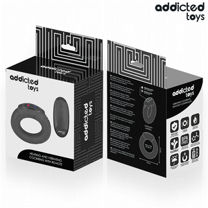 ADDICTED TOYS - VIBRATING COCK RING WITH HEATING EFFECT AND REMOTE CONTROL