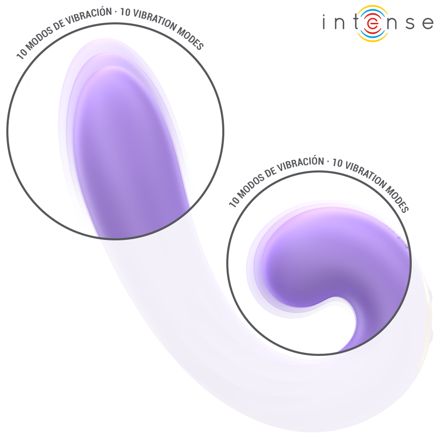 INTENSE - STIMOLATORE CLITORIDEO A DOPPIA VIBRAZIONE MERYL
