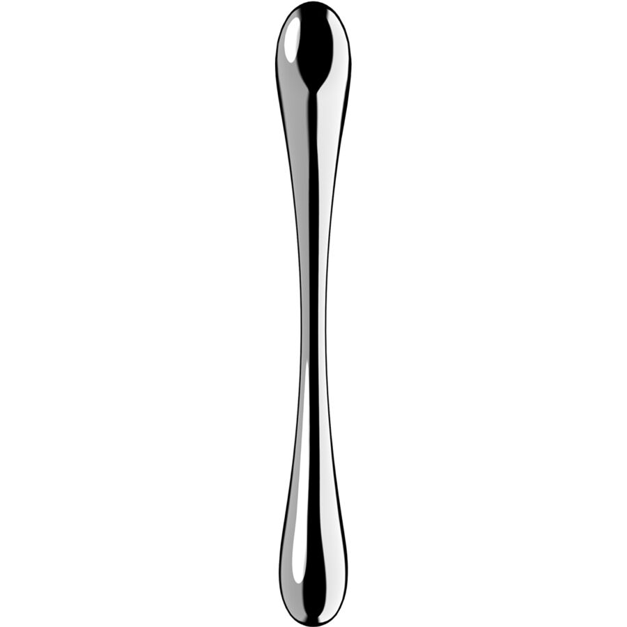 SATISFYER - COSMIC CREST 1 STAINLESS STEEL DOUBLE-SIDED DILDO