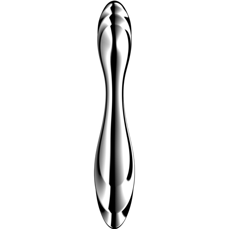 SATISFYER - PURE GRAVITY 2 DILDO DOUBLE-ENDED IN STAINLESS STEEL
