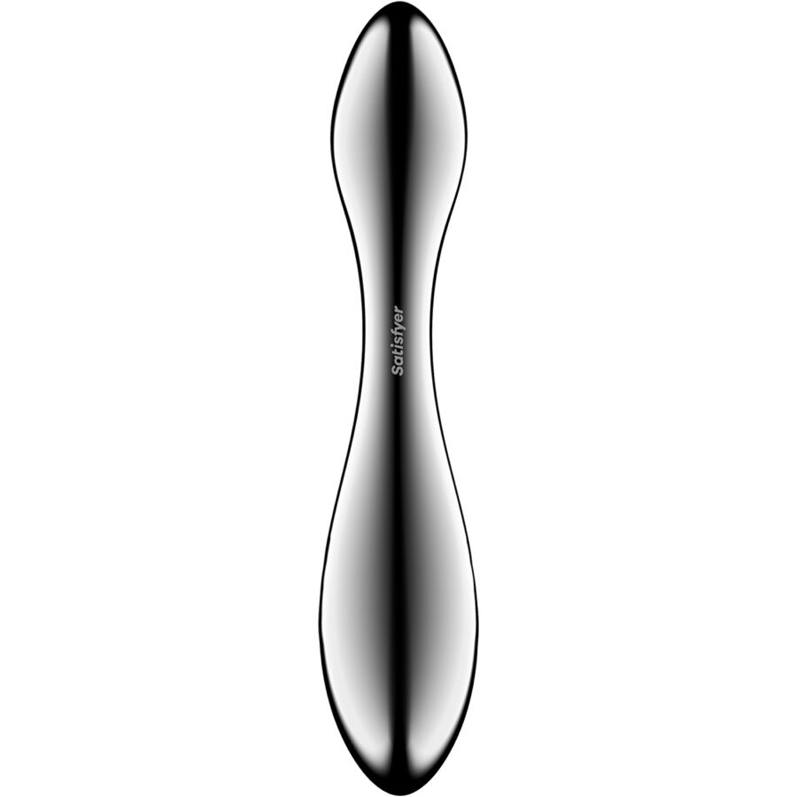 SATISFYER - DILDO DOBLE DE ACERO INOXIDABLE PURE GRAVITY 3