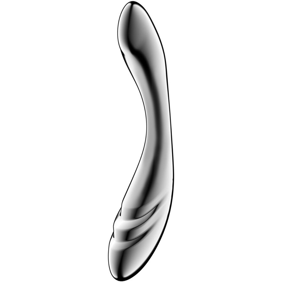 SATISFYER - DILDO DOPPIA ESTREMITÀ IN ACCIAIO INOX PURE GRAVITY 3