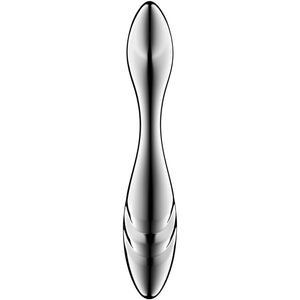 SATISFYER - DILDO DOBLE DE ACERO INOXIDABLE PURE GRAVITY 3