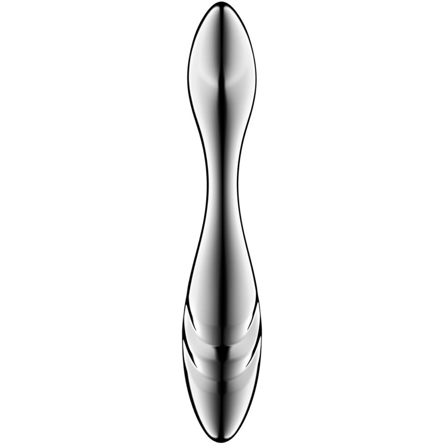 SATISFYER - DILDO DOPPIA ESTREMITÀ IN ACCIAIO INOX PURE GRAVITY 3