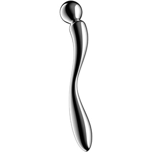 SATISFYER - STAR FORCE 2 DUAL-ENDED STAINLESS STEEL DILDO