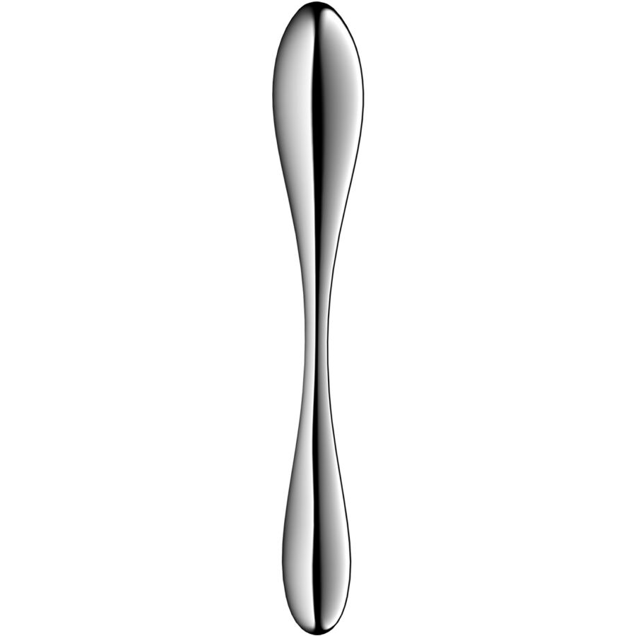 SATISFYER - DUAL-ENDED STAINLESS STEEL DILDO STAR FORCE 3
