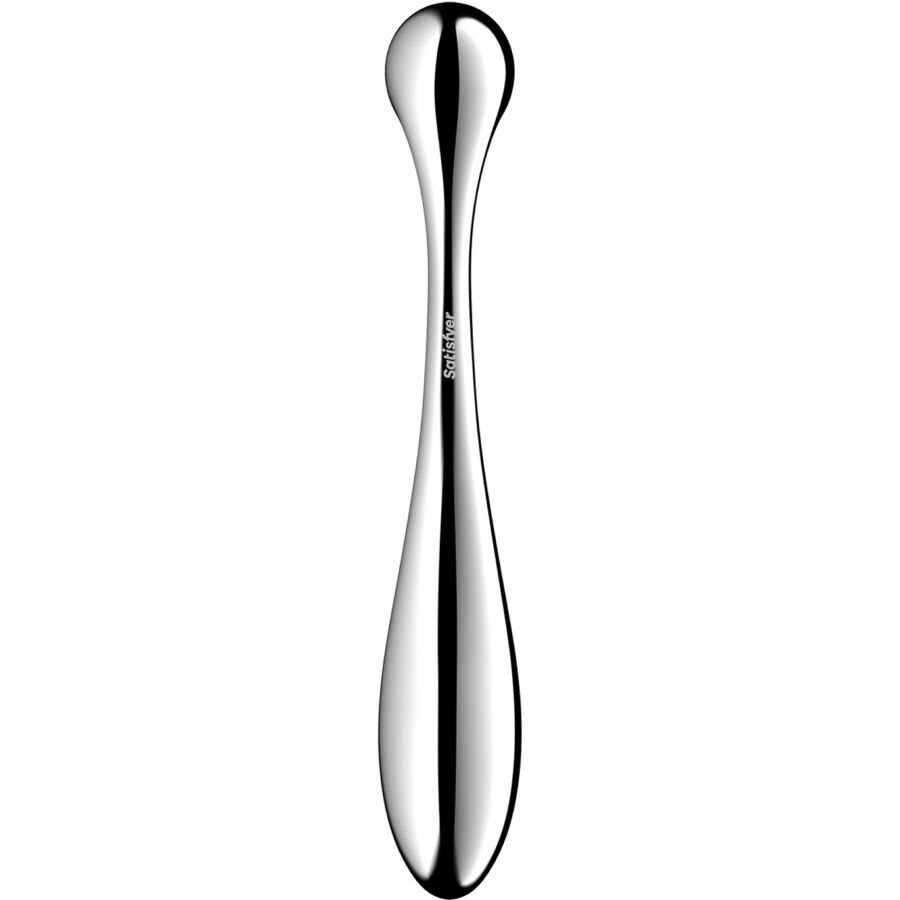 SATISFYER - DILDO DOBLE DE ACERO INOXIDABLE STAR FORCE 4