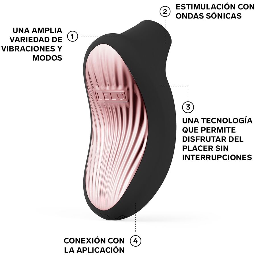 LELO - SONA 3 CRUISE CLITORAL SONIC MASSAGER NERO