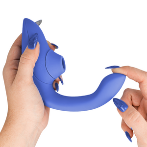 WOMANIZER - BLEND RABBIT VIBRATOR STIMOLATORE BLU VIBRANTE