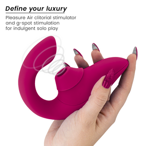 WOMANIZER - RABBIT STIMULATOR VIBRATOR BLEND VIBRANT PINK