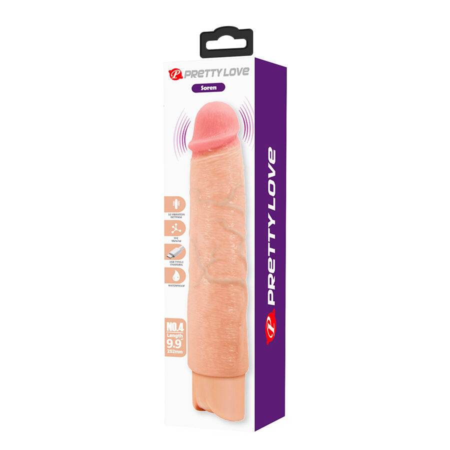 PRETTY LOVE - SOREN VIBRADOR REALISTA FLEXIBLE