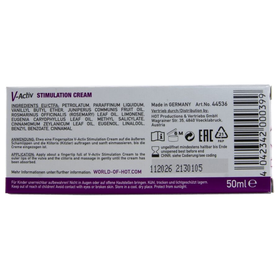 CALDO - CREMA STIMOLANTE DONNA V-ACTIV 50 ML