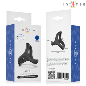INTENSE - ALFIE ANELLO PER PENE TRIPLO REGOLABILE MODELLO 6
