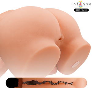 INTENSE DEEP TOUCH - TORSO RICHIE CON ANO E DILDO REALISTICO CON TELECOMANDO A SPINTA E VIBRAZIONE 4,7 KG