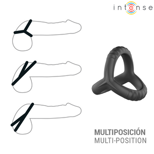 INTENSE - JOHN ANELLO PER PENE TRIPLO REGOLABILE MODELLO 4