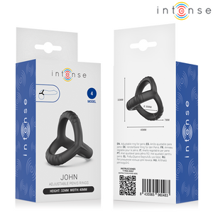 INTENSE - JOHN ANELLO PER PENE TRIPLO REGOLABILE MODELLO 4
