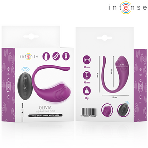 INTENSE - OLIVIA PURPLE UOVO VIBRANTE CON TELECOMANDO