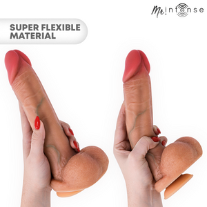 MR INTENSE - GARY PENE DE SILICONA ULTRA REALISTA CON TESTÍCULOS DE 25,5 CM -Ø- 5,1 CM