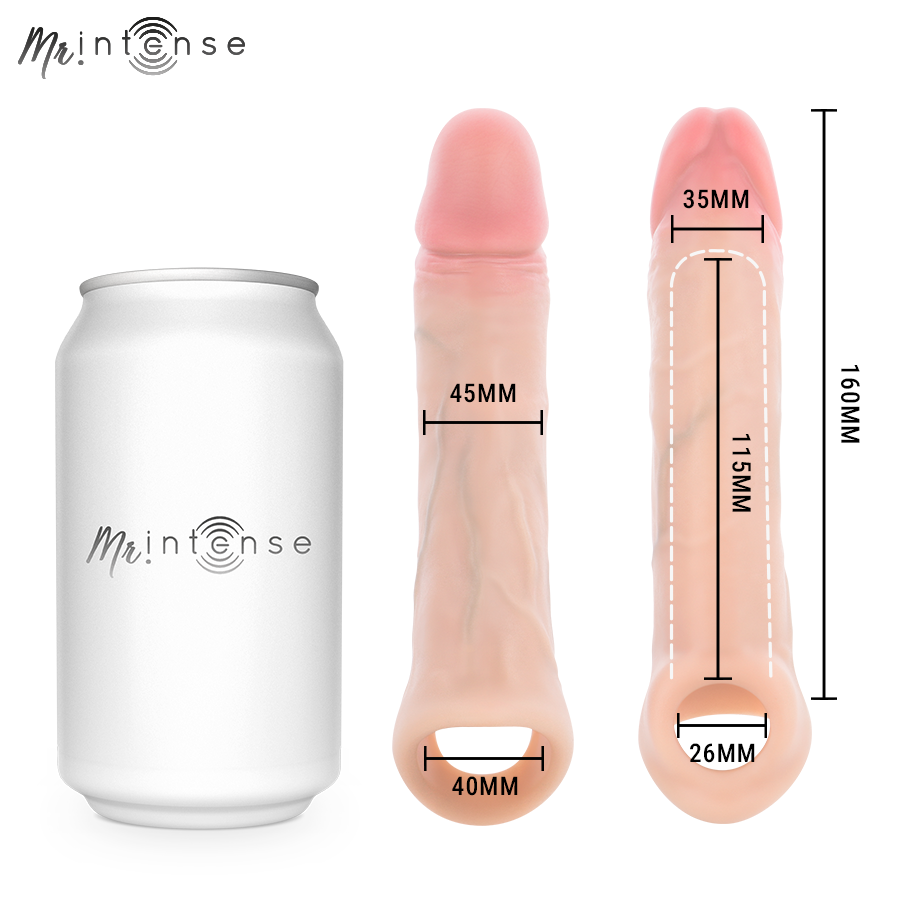 MR INTENSE - ARNOLD L VIBRATORE IN SILICONE PER PENE CON TELECOMANDO 16 CM -Ø- 4,5 CM