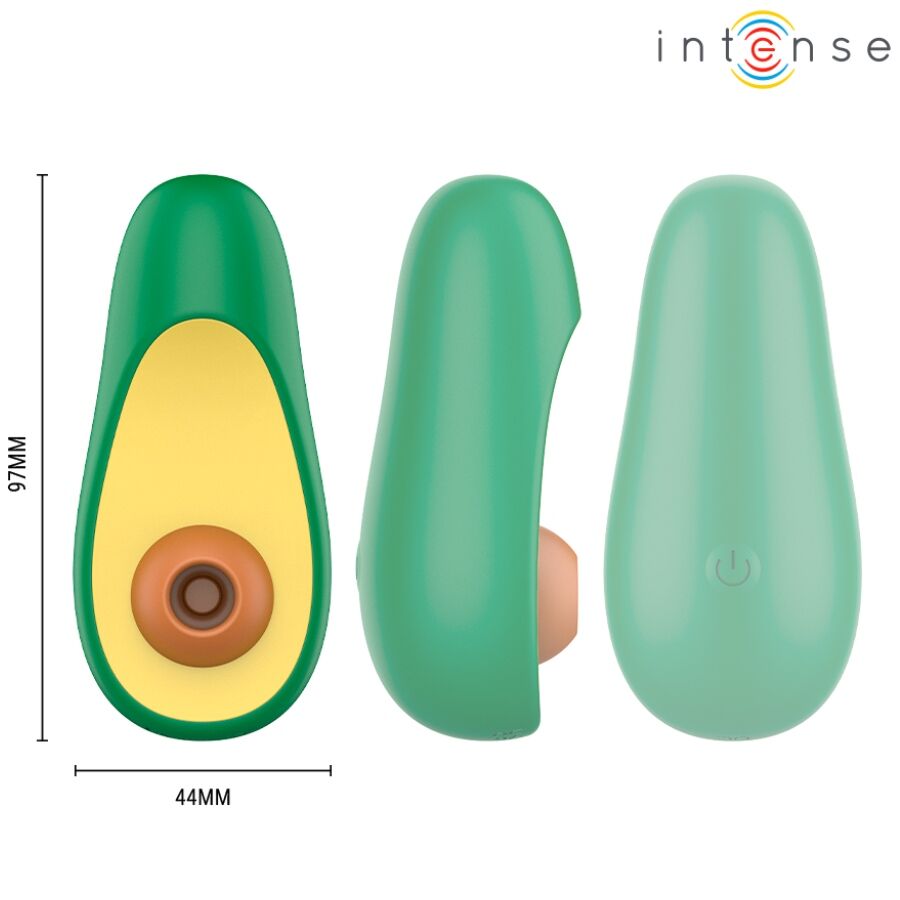 INTENSE - STIMOLATORE CLITORIDEO AD ASPIRAZIONE WAKI AVOCADO