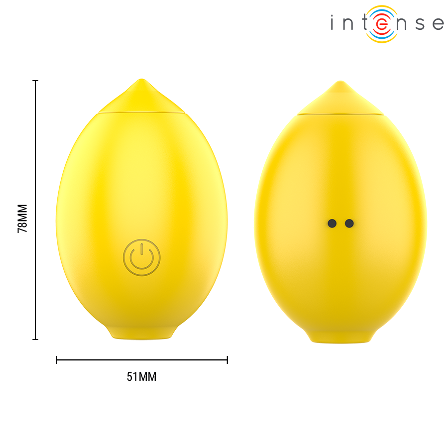 INTENSE - MONI STIMOLATORE CLITORIDE A SUZIONE LEMON