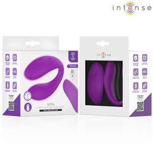 INTENSE - NORA STIMOLATORE VIBRANTE A MORSETTO VIOLA